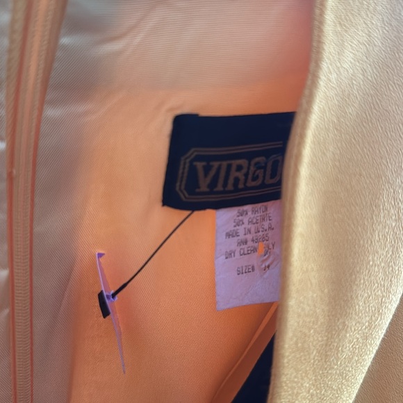 1980s 80s 90s Vintage 14 Chic Costume Jacket Dress Black & Yellow US 8 Medium - Picture 5 of 9